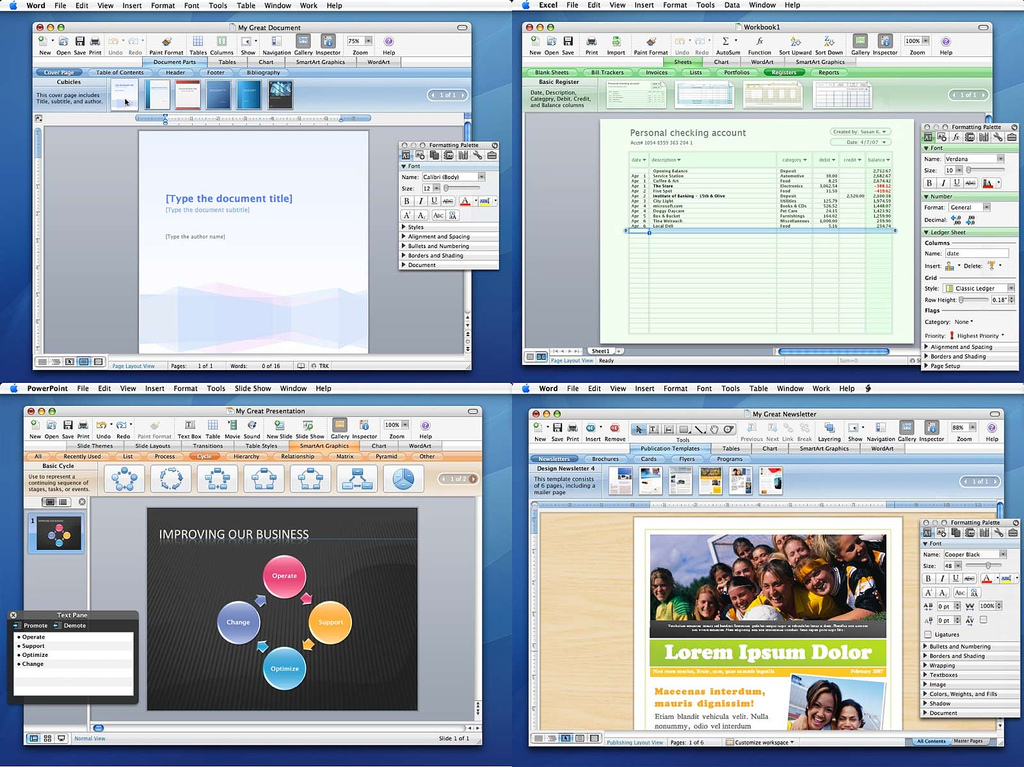 microsoft office for mac trial 2008